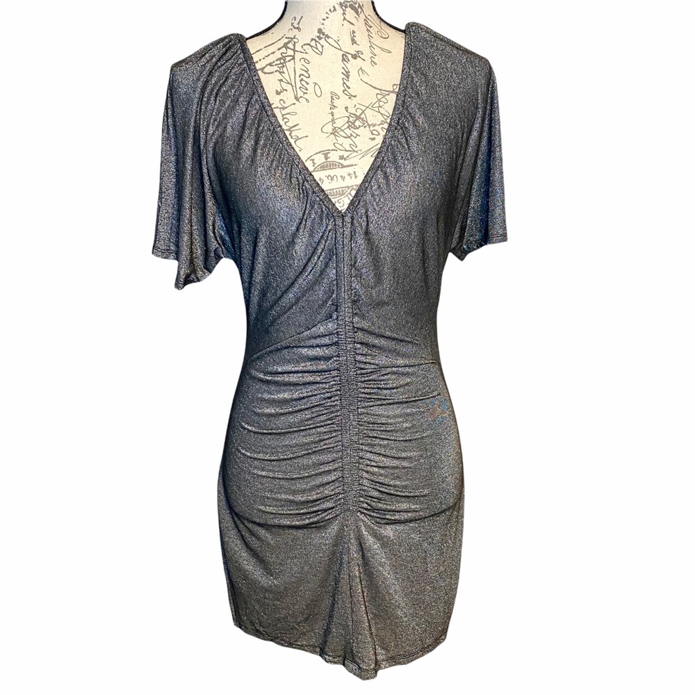 Women’s Shine New York M Metallic Mini Sexy Dress